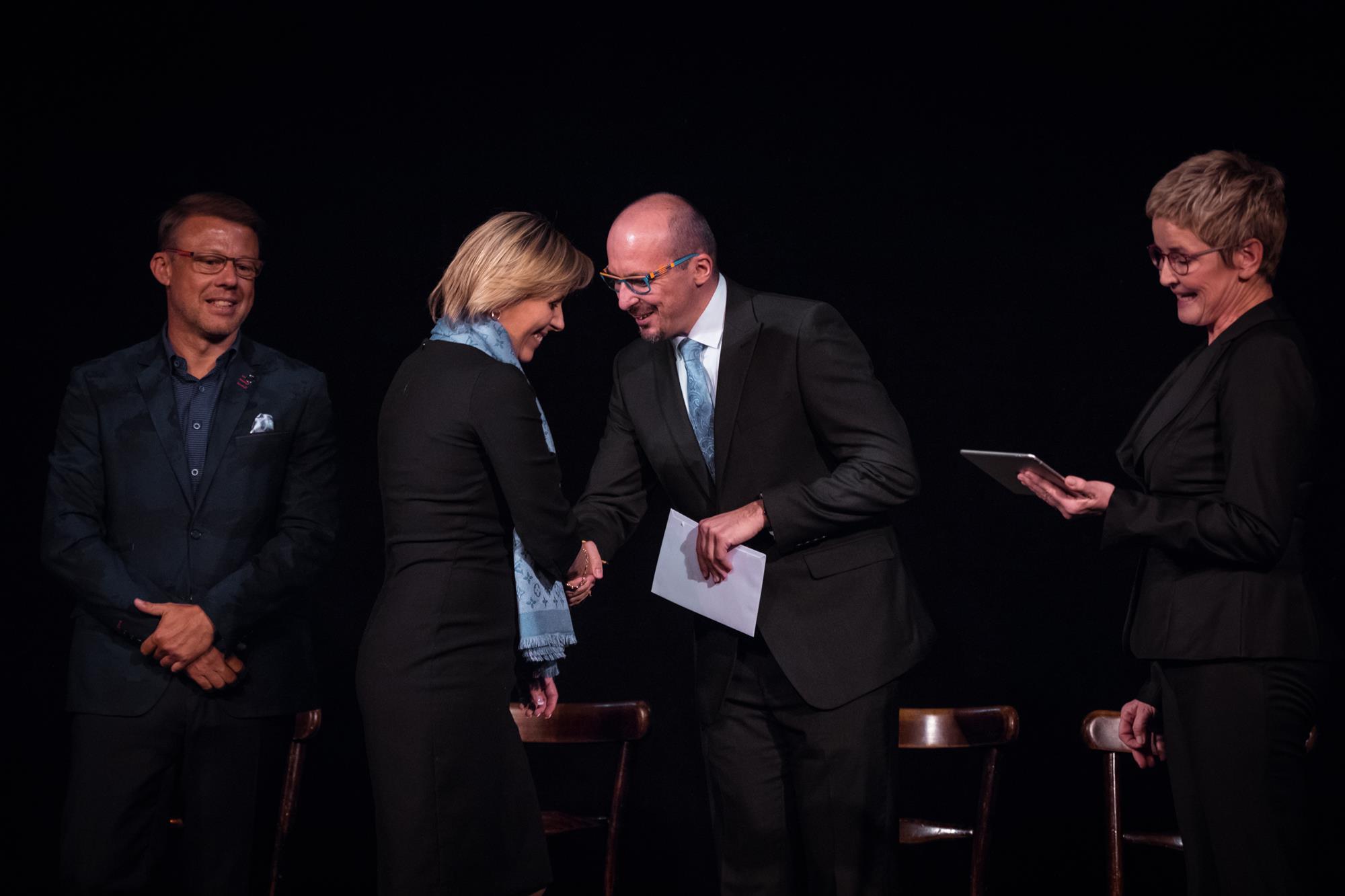 Slavnostní předávání ocenění Aktivní kraj a Aktivní obec